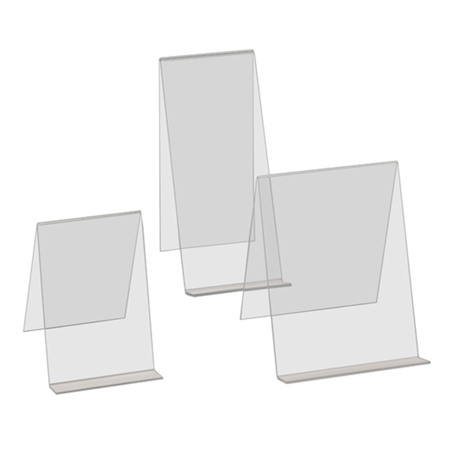 Bookend acrylic, height 220 mm